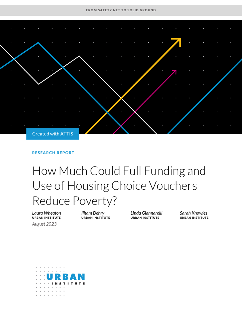 주택 선택 바우처 전액 지원 및 활용을 통한 빈곤 완화 (How Much Could Full Funding and Use of Housing Choice Vouchers Reduce Poverty?)