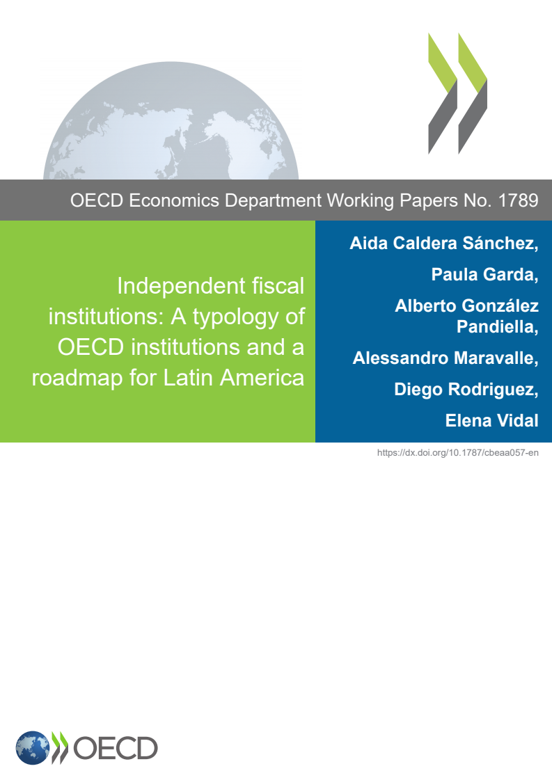 ★★★(수정요청 사항 필독)★★★ 독립적 재정 기관 - OECD 기관의 유형론과 중남미 로드맵 (Independent fiscal institutions A typology of OECD institutions and a roadmap for Latin America)