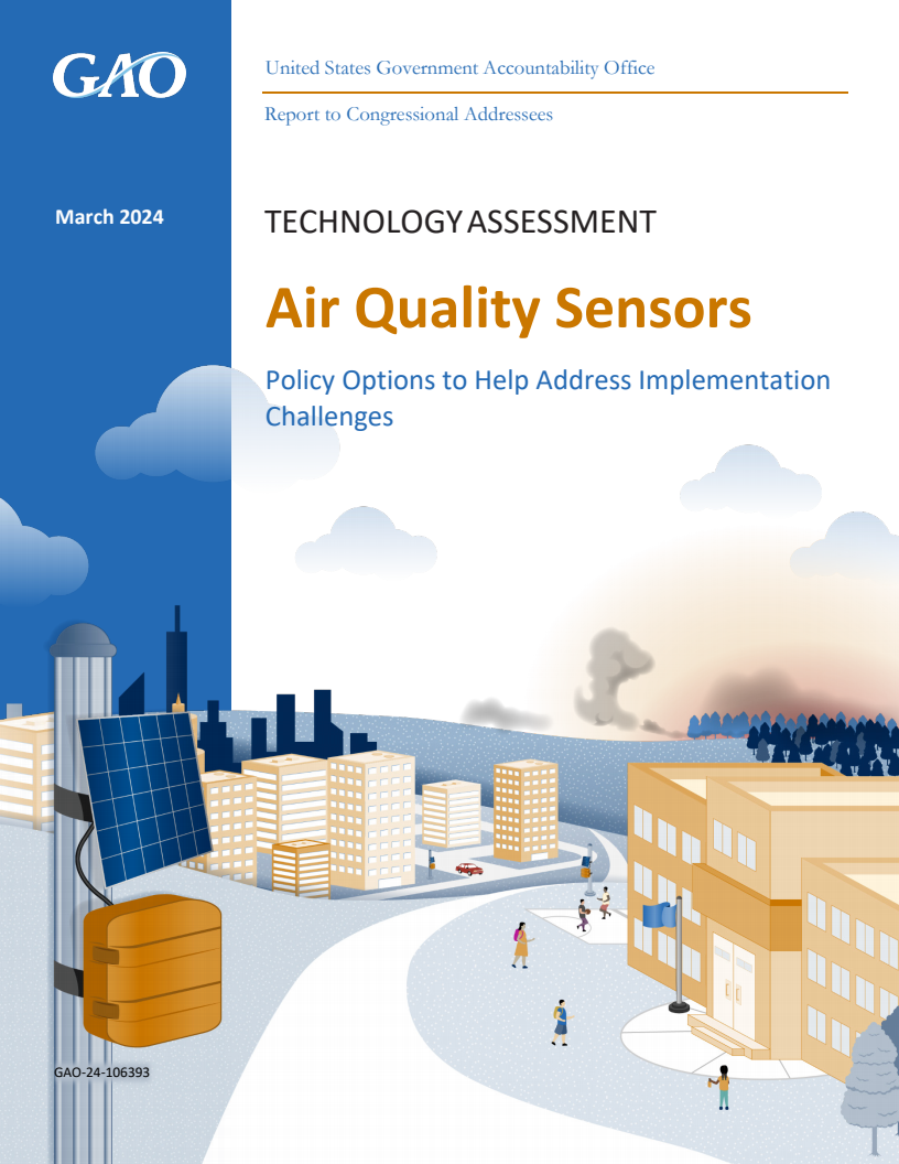 공기질 센서 : 구현 과제 해결에 필요한 정책 방안 (Air Quality Sensors: Policy Options to Help Address Implementation Challenges)