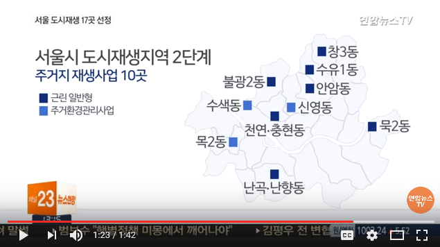 서울 활기 되살린다…2단계 도시재생지역 17곳 선정 / 연합뉴스TV 