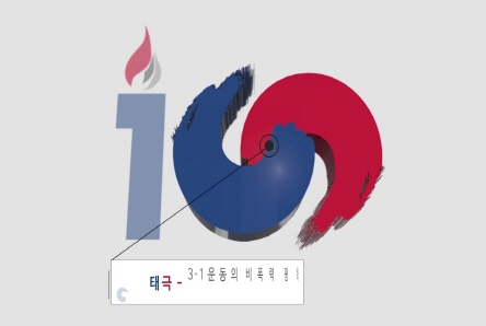 3.1운동' 및 '대한민국임시정부' 100주년 기념 엠블럼 